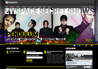 MySpace Secret Shows